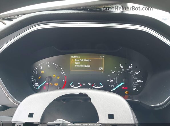 1FMCU0F6XLUC14354 2020 FORD ESCAPE White Widok tylnych siedzeń