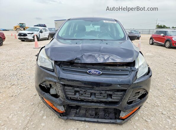 1FMCU0F70GUB32468 2016 FORD ESCAPE Black Widok z przodu