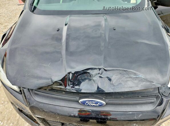 1FMCU0F70GUB32468 2016 FORD ESCAPE Black Widok wnętrza z tyłu