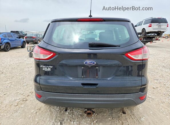 1FMCU0F70GUB32468 2016 FORD ESCAPE Black Widok z tyłu