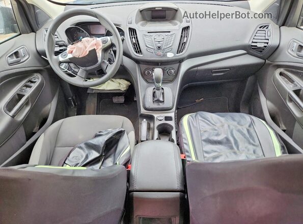1FMCU0F70GUB32468 2016 FORD ESCAPE Black Widok deski rozdzielczej