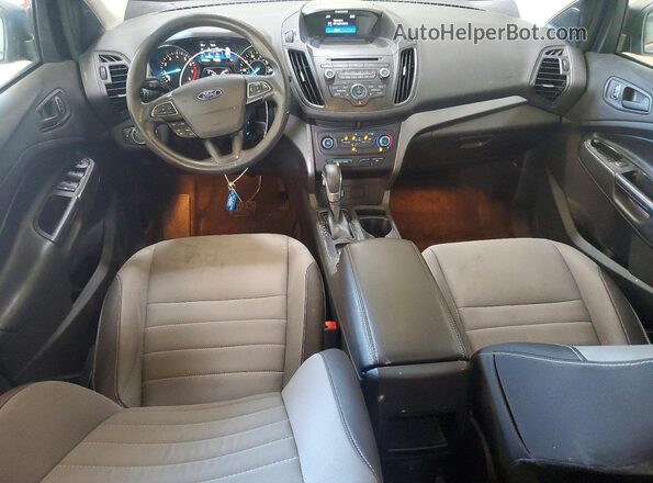 1FMCU0F70HUC14122 2017 FORD ESCAPE Gray Vista del salpicadero