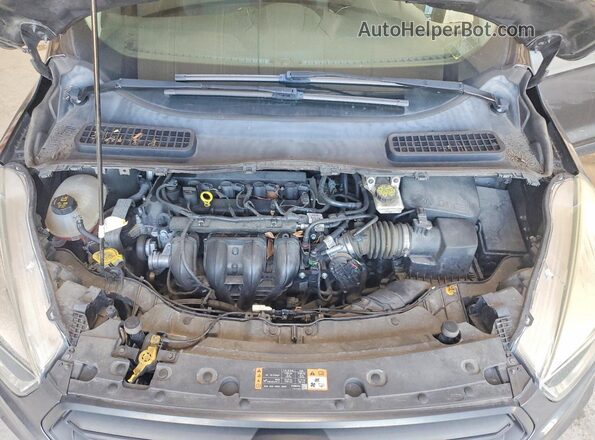 1FMCU0F70HUC14122 2017 FORD ESCAPE Gray Vista del compartimento del motor