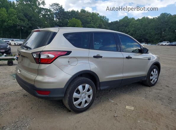 1FMCU0F70HUD34258 2017 FORD ESCAPE Золотой Задняя правая четверть