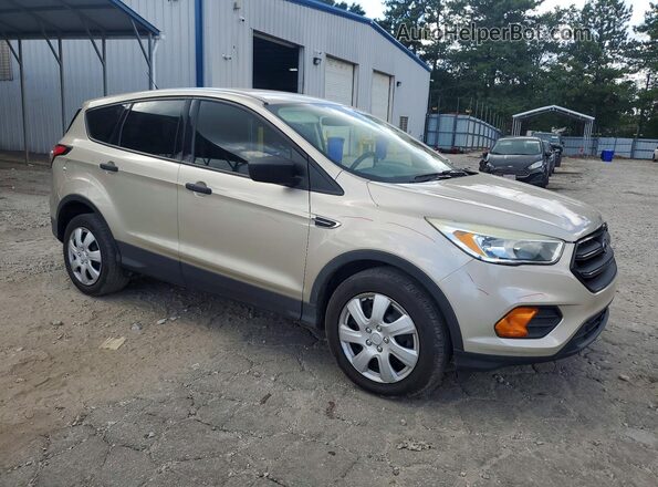 1FMCU0F70HUD34258 2017 FORD ESCAPE Золотой Передняя правая четверть