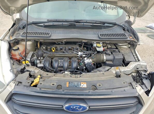 1FMCU0F70HUD34258 2017 FORD ESCAPE Золотой Вид задней части салона