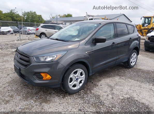 1FMCU0F70JUD08362 2018 FORD ESCAPE Серый Передняя левая четверть