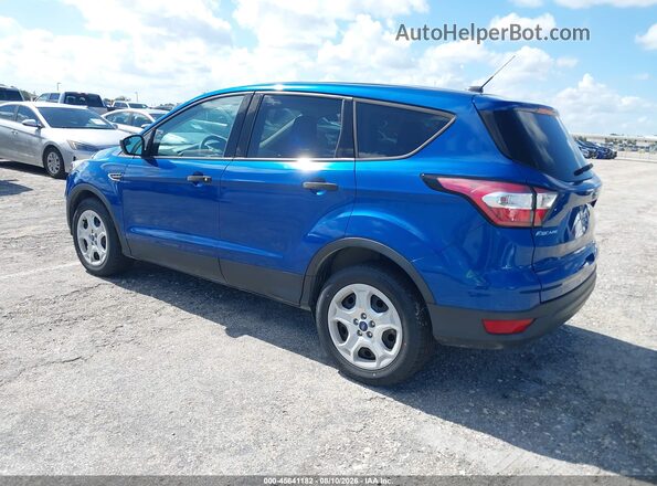 1FMCU0F70JUD31026 2018 FORD ESCAPE Blue Trasero izquierdo