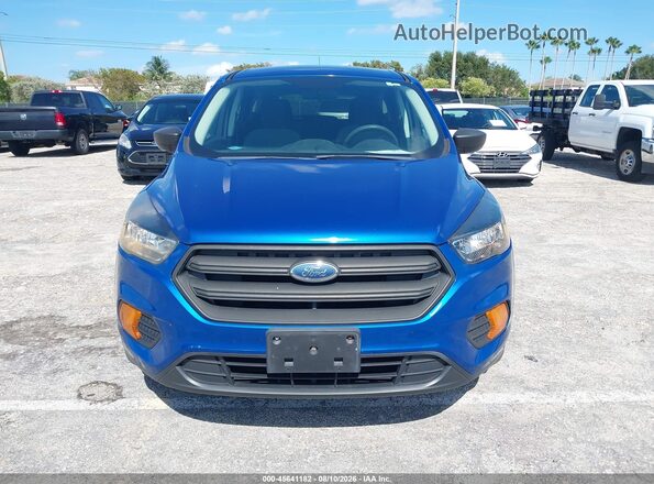 1FMCU0F70JUD31026 2018 FORD ESCAPE Blue Vista del cuadro de instrumentos