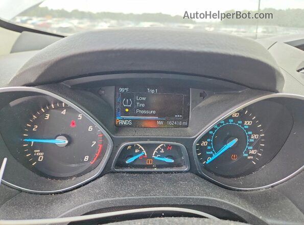 1FMCU0F71GUB19695 2016 FORD ESCAPE Белый Вид щитка приборов