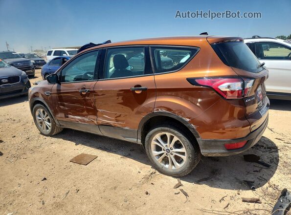 1FMCU0F71HUC49008 2017 FORD ESCAPE Orange Задня ліва чверть