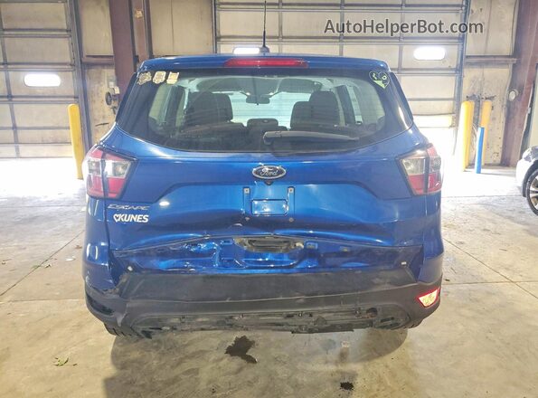 1FMCU0F71HUD06100 2017 FORD ESCAPE Blue Rear view