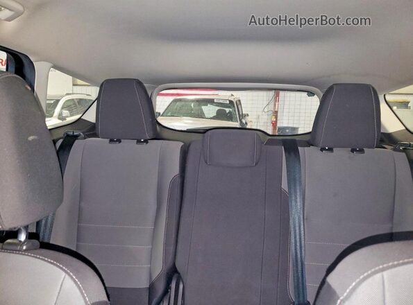 1FMCU0F71HUD06100 2017 FORD ESCAPE Blue Rear seats view