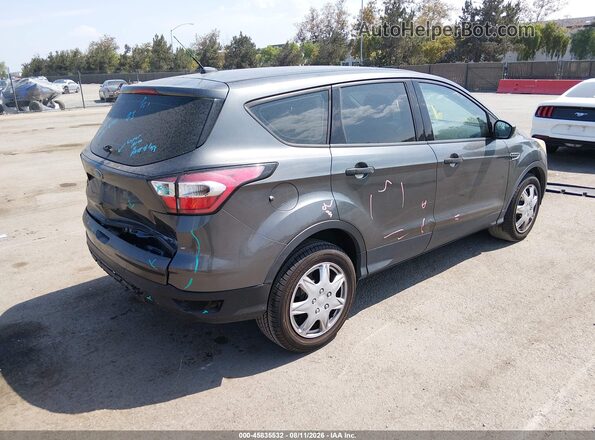 1FMCU0F71HUD12186 2017 FORD ESCAPE Gray Rear right