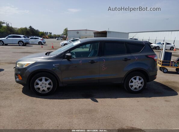 1FMCU0F71HUD12186 2017 FORD ESCAPE Gray 360 interior view