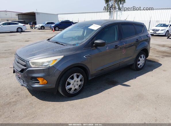 1FMCU0F71HUD12186 2017 FORD ESCAPE Gray Front left