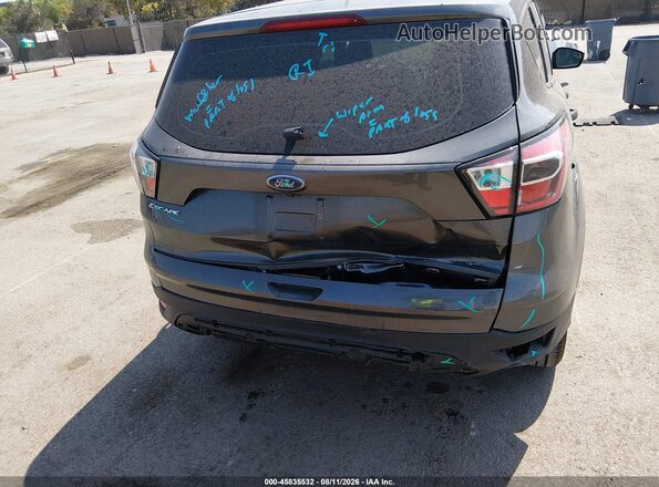 1FMCU0F71HUD12186 2017 FORD ESCAPE Gray Front view