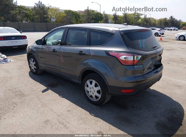 1FMCU0F71HUD12186 2017 FORD ESCAPE Gray Rear left