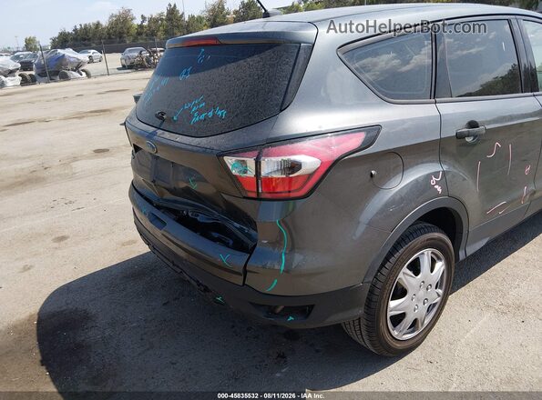 1FMCU0F71HUD12186 2017 FORD ESCAPE Gray 