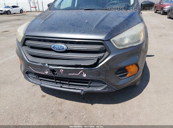 1FMCU0F71HUD12186 2017 FORD ESCAPE Gray 