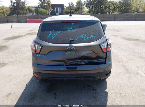 1FMCU0F71HUD12186 2017 FORD ESCAPE Gray 