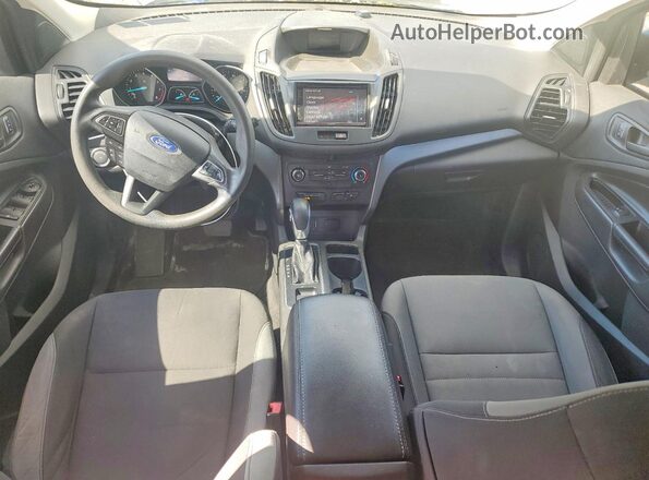1FMCU0F71HUE74240 2017 FORD ESCAPE Gray Dashboard view