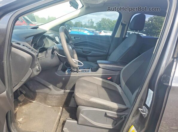1FMCU0F71HUE74240 2017 FORD ESCAPE Gray Front interior view
