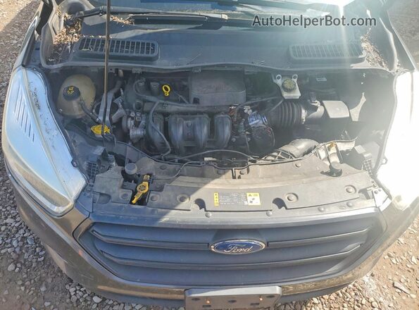 1FMCU0F71HUE74240 2017 FORD ESCAPE Gray Engine compartment view
