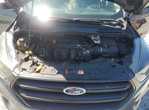 1FMCU0F71JUB20563 2018 FORD ESCAPE Gray Շարժիչի բաժամունքի տեսք