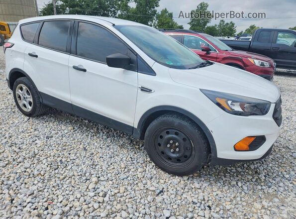 1FMCU0F71JUB46886 2018 FORD ESCAPE White Przód prawy