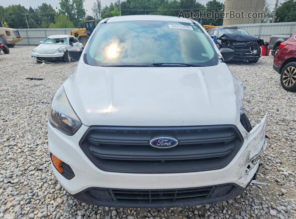 1FMCU0F71JUB46886 2018 FORD ESCAPE White Widok z przodu