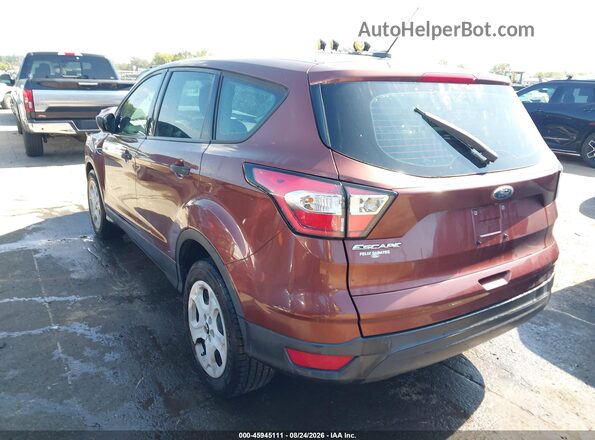 1FMCU0F71JUB53417 2018 FORD ESCAPE Orange Rear left