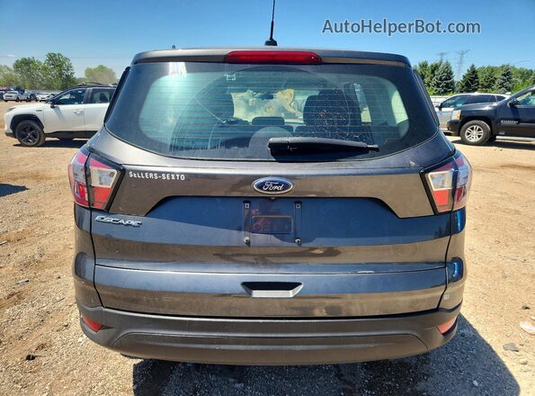 1FMCU0F71JUC48334 2018 FORD ESCAPE Gray Հետևի տեսք