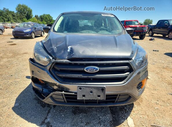 1FMCU0F71JUC48334 2018 FORD ESCAPE Gray Դիմացի տեսք
