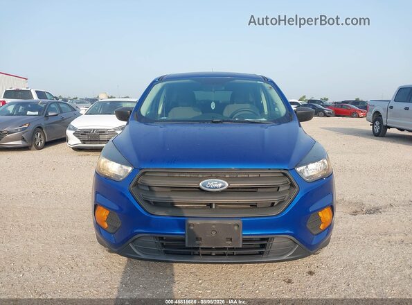 1FMCU0F71JUD08404 2018 FORD ESCAPE Blue Սարքավորումների վահանակի տեսք