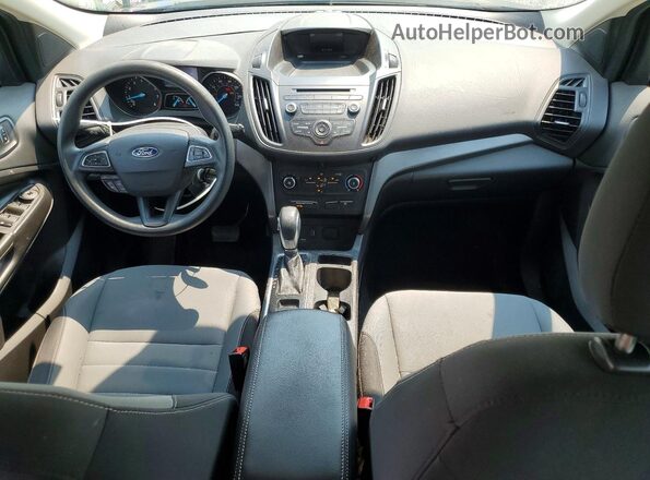 1FMCU0F71JUD25879 2018 FORD ESCAPE Gray Dashboard view
