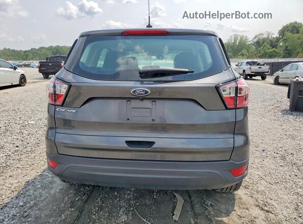 1FMCU0F71JUD25879 2018 FORD ESCAPE Gray Rear view