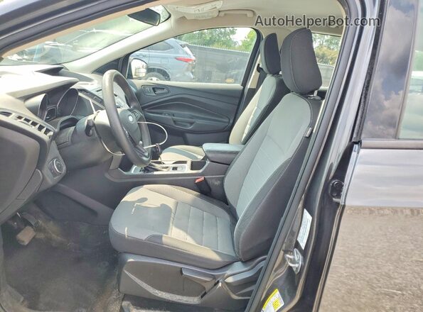 1FMCU0F71JUD25879 2018 FORD ESCAPE Gray Front interior view