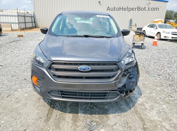 1FMCU0F71JUD25879 2018 FORD ESCAPE Gray Front view