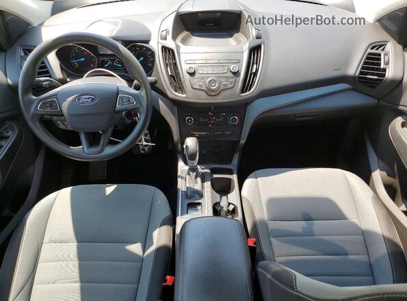 1FMCU0F71KUA71303 2019 FORD ESCAPE White Вид панелі приладів