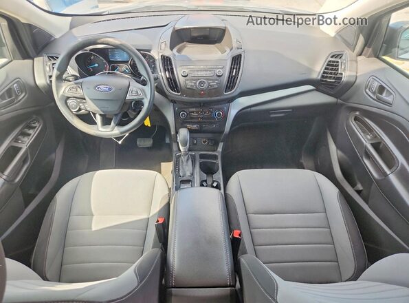 1FMCU0F71KUB94910 2019 FORD ESCAPE Серебряный Вид панели приборов