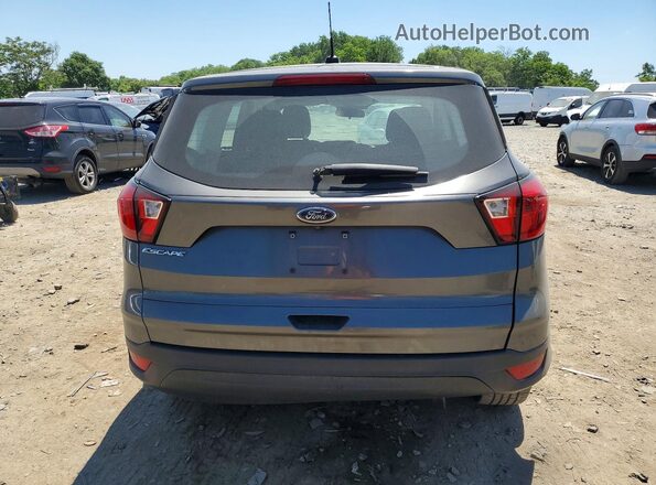 1FMCU0F71KUC20860 2019 FORD ESCAPE Gray Вид ззаду