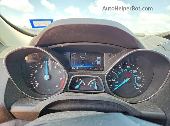 1FMCU0F72GUC57746 2016 FORD ESCAPE Серебряный Вид щитка приборов