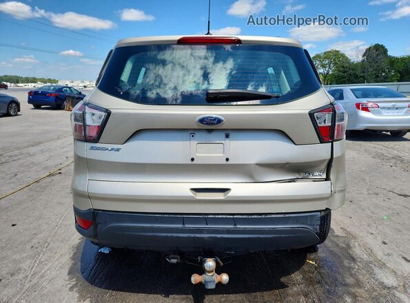 1FMCU0F72HUB28035 2017 FORD ESCAPE Beige უკანა ხედი