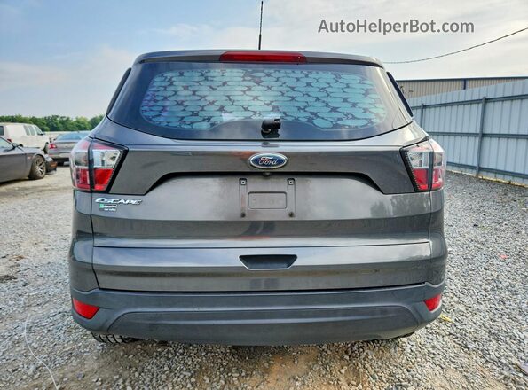 1FMCU0F72HUB56322 2017 FORD ESCAPE Gray Engine compartment view