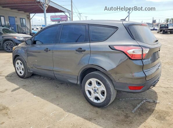 1FMCU0F72HUC67114 2017 FORD ESCAPE Серый Задняя левая четверть