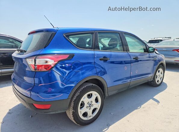 1FMCU0F72HUD40174 2017 FORD ESCAPE Blue უკანა მარჯვენა