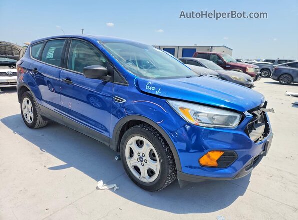 1FMCU0F72HUD40174 2017 FORD ESCAPE Blue წინა მარჯვენა