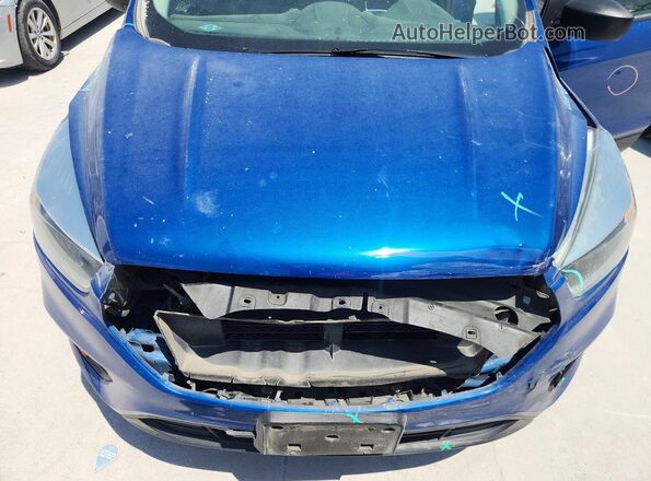 1FMCU0F72HUD40174 2017 FORD ESCAPE Blue ძრავის განყოფილების ხედი