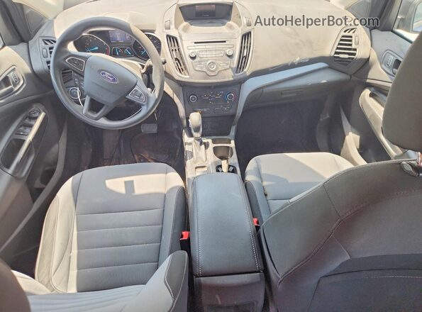 1FMCU0F72HUD40174 2017 FORD ESCAPE Blue წინა პანელის ხედი